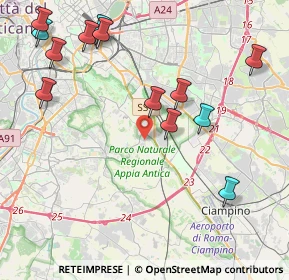 Mappa Via Lucio Volumnio, 00178 Roma RM, Italia (5.24077)