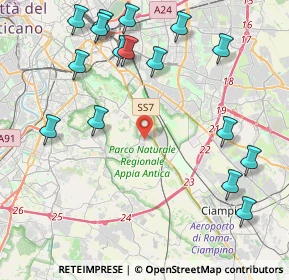 Mappa Via Lucio Volumnio, 00178 Roma RM, Italia (5.44188)
