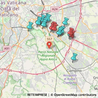 Mappa Via Lucio Volumnio, 00178 Roma RM, Italia (3.8875)