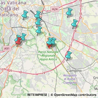 Mappa Via Lucio Volumnio, 00178 Roma RM, Italia (4.62417)