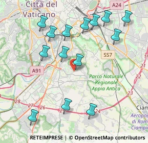 Mappa Via Pomarico, 00178 Roma RM, Italia (4.69286)