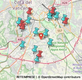 Mappa Via Pomarico, 00178 Roma RM, Italia (4.187)