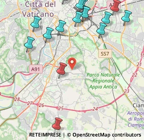 Mappa Via Pomarico, 00178 Roma RM, Italia (6.274)