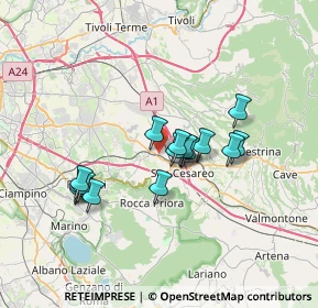 Mappa Via Ticino, 00030 San Cesareo RM, Italia (5.92438)