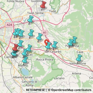 Mappa Via Ticino, 00030 San Cesareo RM, Italia (10.2525)