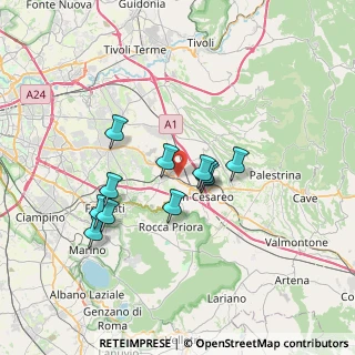 Mappa Via Ticino, 00030 San Cesareo RM, Italia (6.13818)
