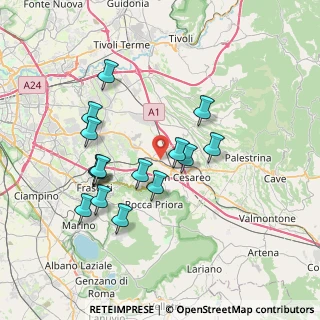 Mappa Via Ticino, 00030 San Cesareo RM, Italia (7.242)