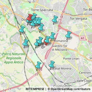Mappa Via Casale Ferranti, 00173 Roma RM, Italia (1.9535)