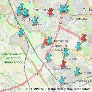Mappa Via Casale Ferranti, 00173 Roma RM, Italia (3.10778)