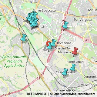 Mappa Via Casale Ferranti, 00173 Roma RM, Italia (2.45824)