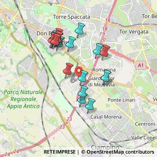Mappa Via Casale Ferranti, 00173 Roma RM, Italia (1.87)