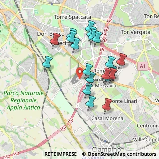 Mappa Via Casale Ferranti, 00173 Roma RM, Italia (1.7905)