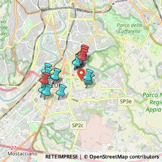 Mappa Via Andrea del Castagno, 00144 Roma RM, Italia (1.34059)