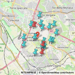 Mappa Via Tuscolana, 00173 Roma RM, Italia (1.6055)
