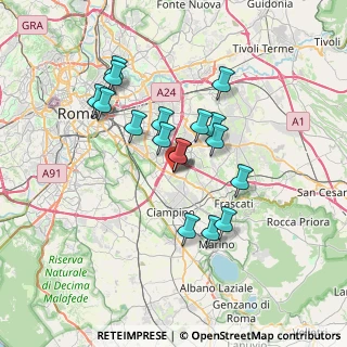 Mappa Via Tuscolana, 00173 Roma RM, Italia (6.30588)