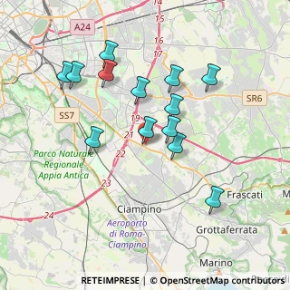 Mappa Via Tuscolana, 00173 Roma RM, Italia (3.69769)