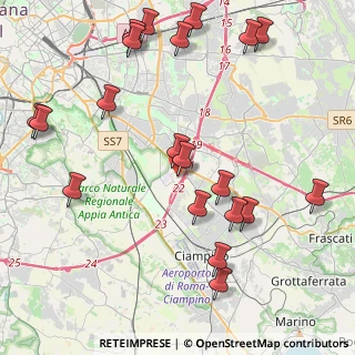 Mappa Via Sant'Agata di Esaro, 00173 Roma RM, Italia (5.383)