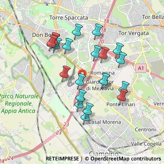 Mappa Via S. Giorgio Morgeto, 00173 Roma RM, Italia (1.861)