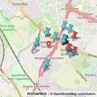 Mappa Via S. Giorgio Morgeto, 00173 Roma RM, Italia (0.825)