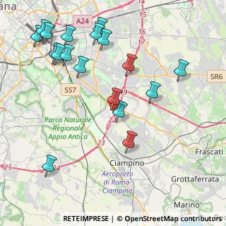 Mappa Via Santa Caterina Albanese, 00173 Roma RM, Italia (5.18389)