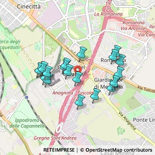 Mappa Via Santa Caterina Albanese, 00173 Roma RM, Italia (0.907)