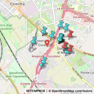 Mappa Via Santa Caterina Albanese, 00173 Roma RM, Italia (0.7775)