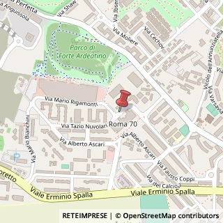 Mappa Via Tazio Nuvolari, 165, 00142 Roma, Roma (Lazio)