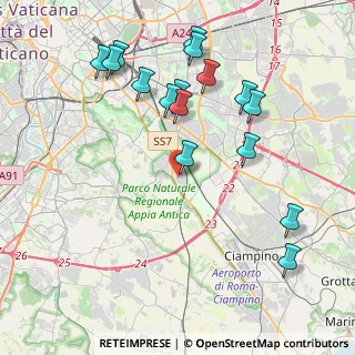 Mappa Via Appia Nuova, 00178 Roma RM, Italia (4.675)