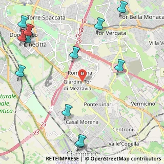 Mappa Via Cerzeto, 00173 Roma RM, Italia (3.35692)