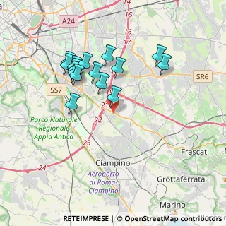 Mappa Via Cerzeto, 00173 Roma RM, Italia (3.70267)