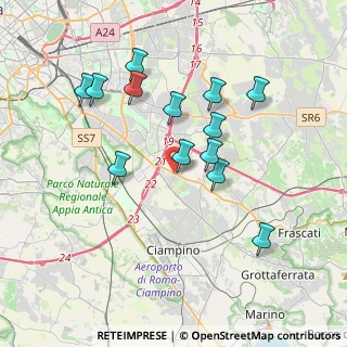Mappa Via Cerzeto, 00173 Roma RM, Italia (3.72308)