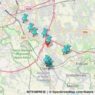 Mappa Via Cerzeto, 00173 Roma RM, Italia (3.56091)