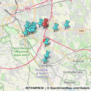 Mappa Via Cerzeto, 00173 Roma RM, Italia (3.66471)