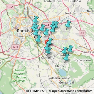 Mappa Via Filogaso, 00173 Roma RM, Italia (6.15)