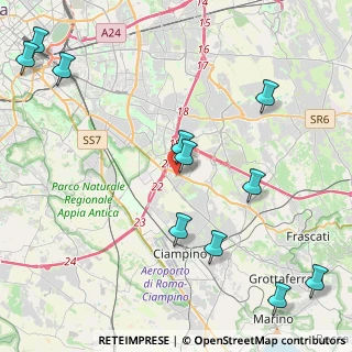 Mappa Via Filogaso, 00173 Roma RM, Italia (5.80455)