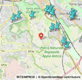 Mappa Via Papirio Carbone, 00178 Roma RM, Italia (2.71286)