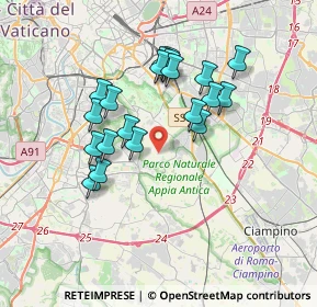 Mappa Via Papirio Carbone, 00178 Roma RM, Italia (3.348)