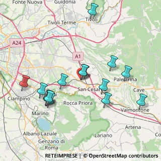 Mappa Via Brenta, 00030 San Cesareo RM, Italia (8.49133)