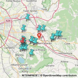 Mappa Via Brenta, 00030 San Cesareo RM, Italia (7.173)