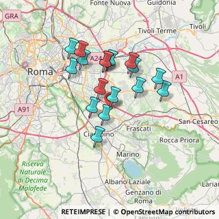 Mappa Via Carlo Betocchi, 00173 Roma RM, Italia (6.22765)