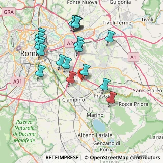 Mappa Via Carlo Betocchi, 00173 Roma RM, Italia (8.7355)