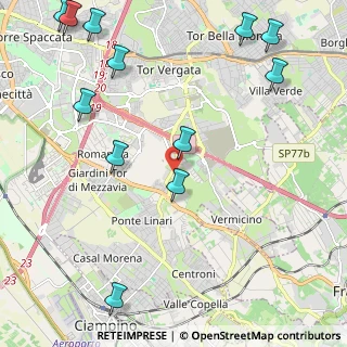 Mappa Via Carlo Betocchi, 00173 Roma RM, Italia (3.09333)