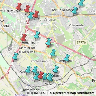 Mappa Via Carlo Betocchi, 00173 Roma RM, Italia (2.965)
