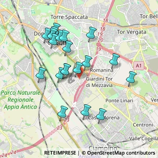 Mappa Via del Fosso di Gregna, 00173 Roma RM, Italia (2.0215)
