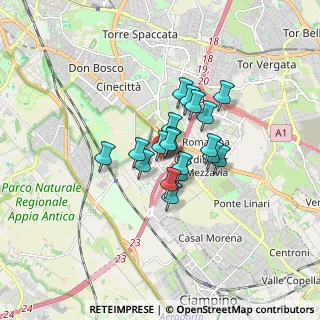 Mappa Via del Fosso di Gregna, 00173 Roma RM, Italia (1.1)