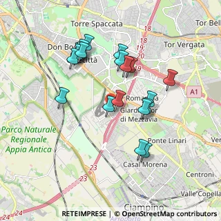 Mappa Via S. Floro, 00173 Roma RM, Italia (1.8695)