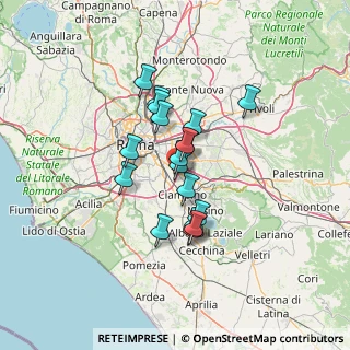 Mappa Via S. Floro, 00173 Roma RM, Italia (10.34722)
