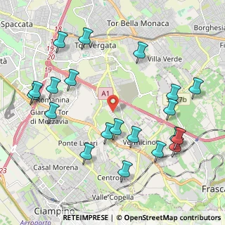 Mappa Via Angelo Brelich, 00133 Roma RM, Italia (2.5485)