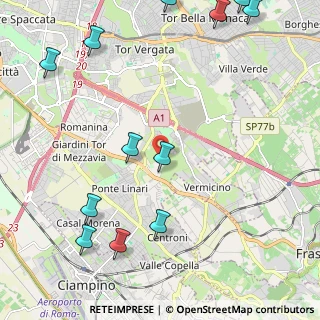 Mappa Via Nicola Abbagnano, 00173 Roma RM, Italia (3.18333)