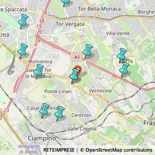 Mappa Via Nicola Abbagnano, 00173 Roma RM, Italia (2.54273)